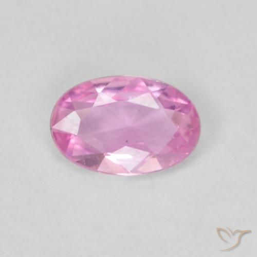 0.40ct Naturale Viola rosato brillante Zaffiro, Ovale, VVS-VS
