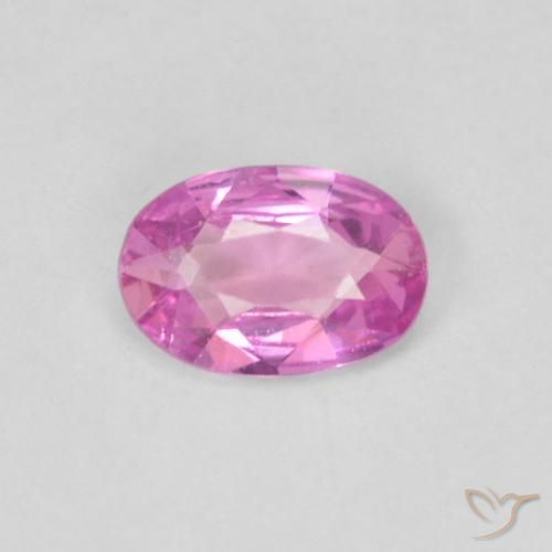 0.40ct Naturale Viola intenso Zaffiro, Ovale, VVS-VS