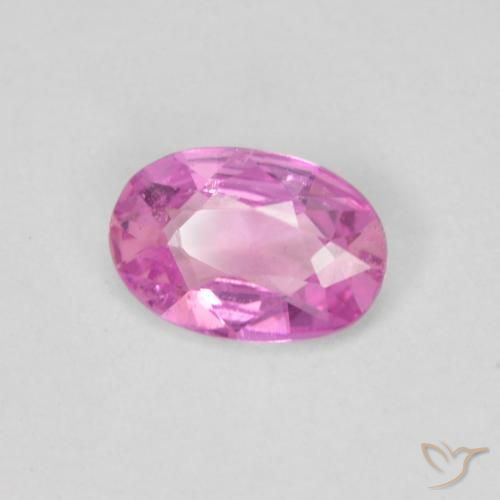 Zaffiro Viola intenso naturale da 0.40 ct, Ovale, VVS-VS