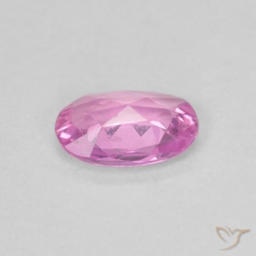 Zaffiro Viola intenso naturale da 0.40 ct, Ovale, VVS-VS