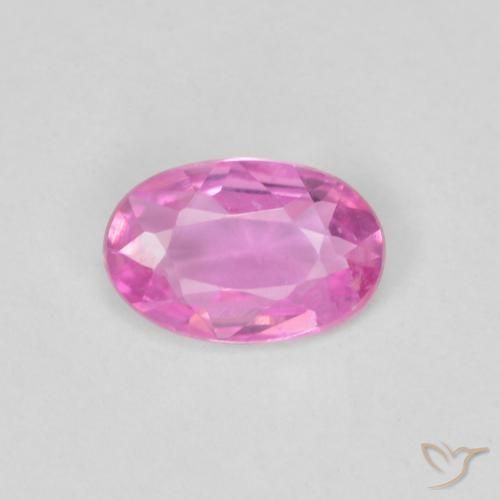Zaffiro Viola medio naturale da 0.36 ct, Ovale, VVS-VS