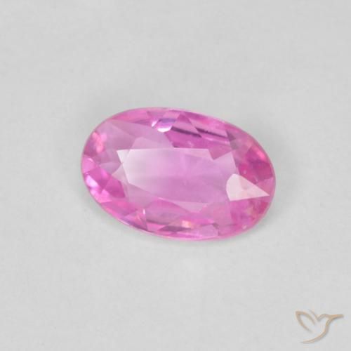 Zaffiro Viola medio naturale da 0.36 ct, Ovale, VVS-VS