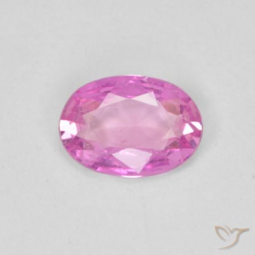 0.39ct Naturale Viola-Rosa Zaffiro, Ovale, VVS-VS