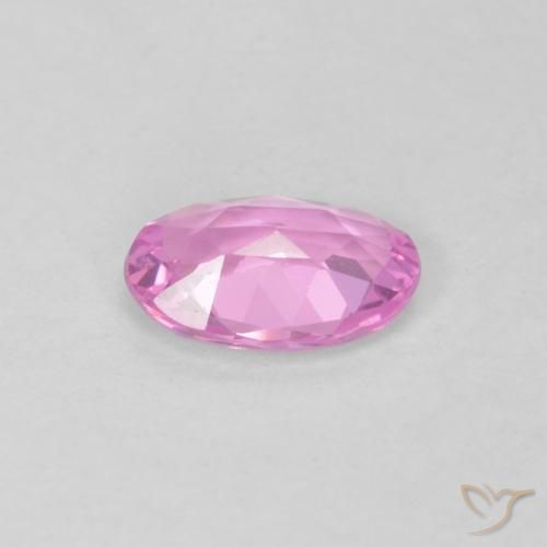 Zaffiro Rosa medio naturale da 0.41 ct, Ovale, VVS