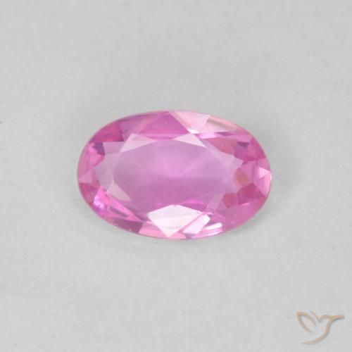 0.39ct Naturale Rosa porpora reale Zaffiro, Ovale, VVS