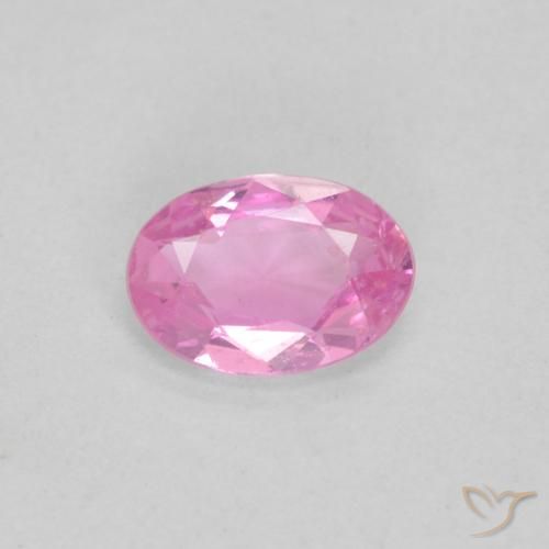 0.38ct Naturale Rosa porpora reale Zaffiro, Ovale, VVS