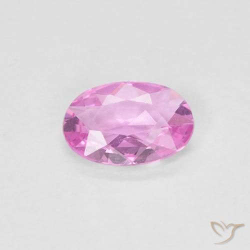0.35ct Naturale Rosa chiaro Zaffiro, Ovale, VVS