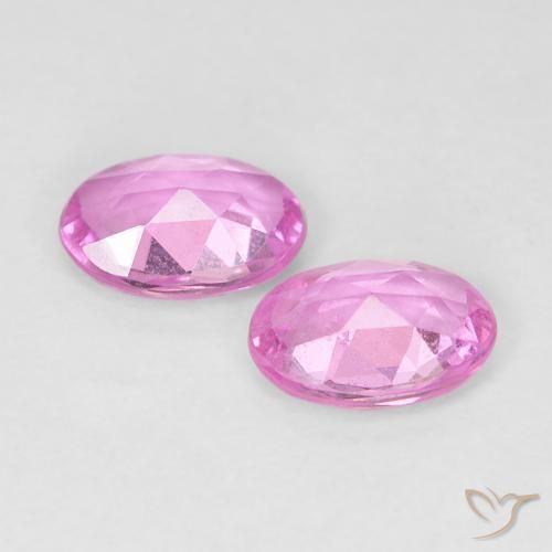 Gemme di Zaffiro Viola intenso naturale da 0.97 ct, Ovale, VS