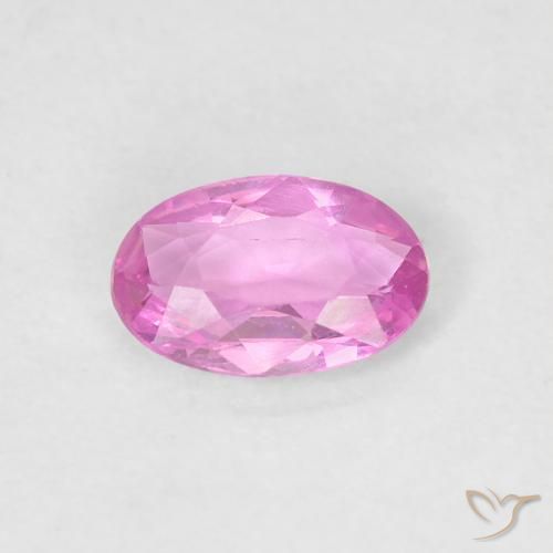 0.46ct Naturale Viola rosato brillante Zaffiro, Ovale, VVS