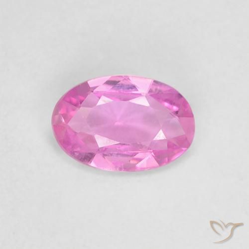 0.45ct Naturale Viola intenso Zaffiro, Ovale, VVS