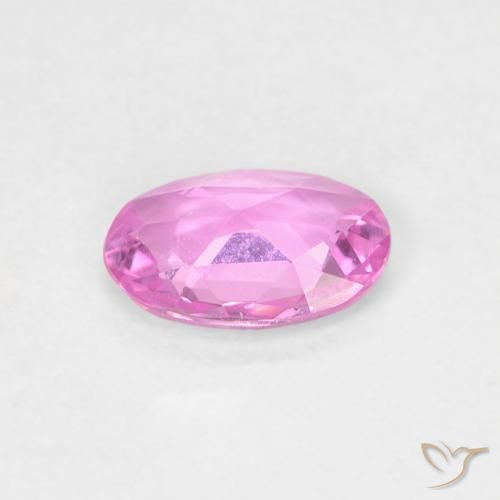 Zaffiro Viola intenso naturale da 0.45 ct, Ovale, VVS