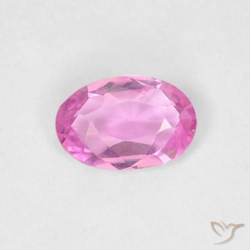 0.39ct Naturale Viola rosato brillante Zaffiro, Ovale, VVS
