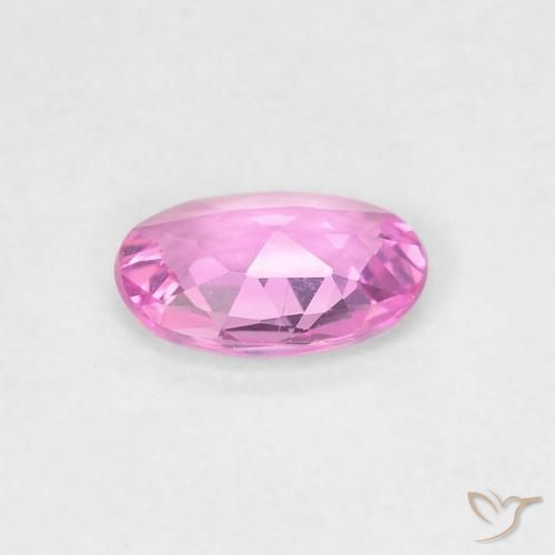 Zaffiro Viola intenso naturale da 0.40 ct, Ovale, VVS