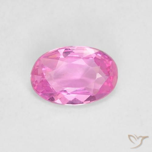 0.44ct Naturale Viola-Rosa Zaffiro, Ovale, VVS