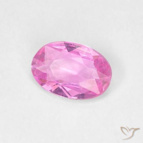 Zaffiro Viola-Rosa naturale da 0.44 ct, Ovale, VVS