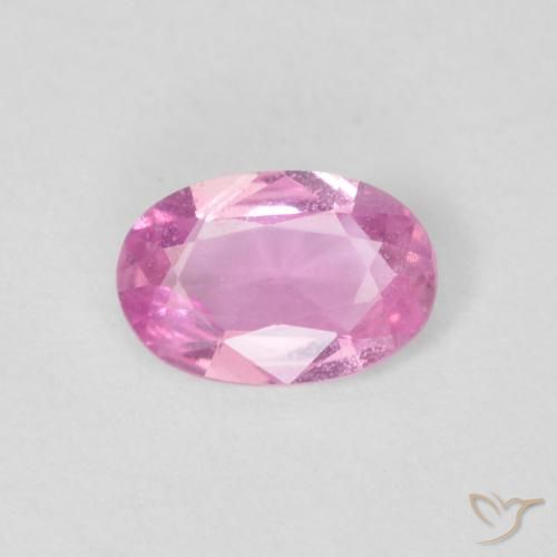 0.38ct Naturale Rosa Zaffiro, Ovale, VS