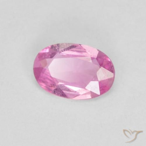 Zaffiro Rosa naturale da 0.38 ct, Ovale, VS