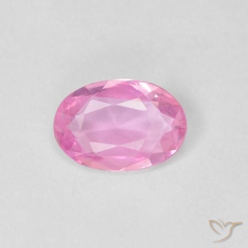0.37ct Naturale Rosa Zaffiro, Ovale, VVS