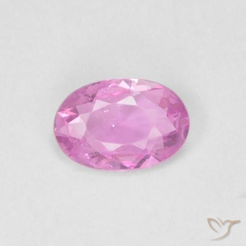 0.44ct Naturale Rosa Zaffiro, Ovale, VS