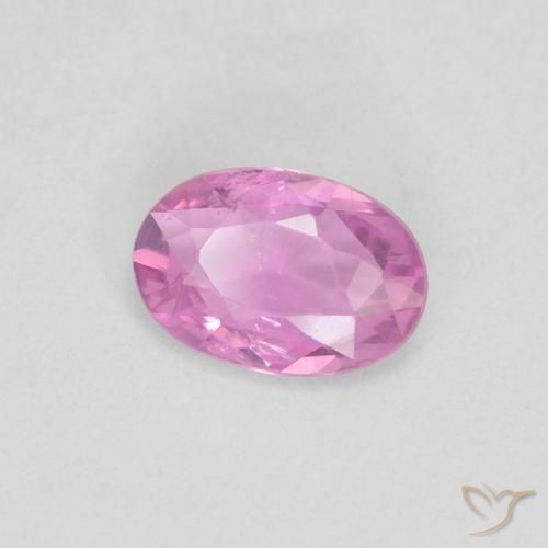 Zaffiro Rosa naturale da 0.44 ct, Ovale, VS