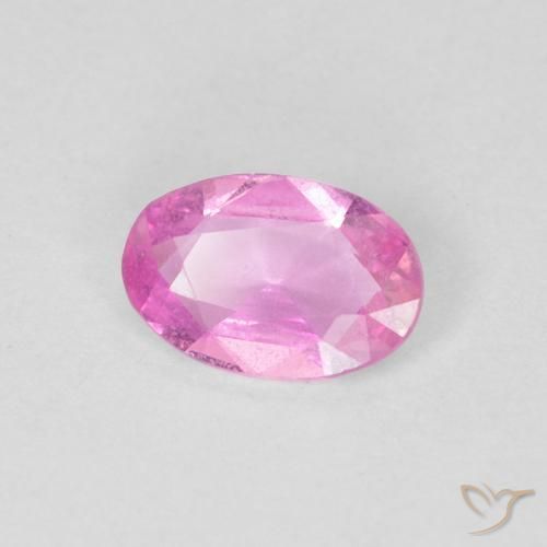 0.41ct Naturale Rosa Zaffiro, Ovale, VS