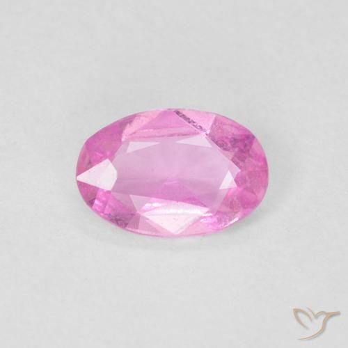 Zaffiro Rosa naturale da 0.41 ct, Ovale, VS