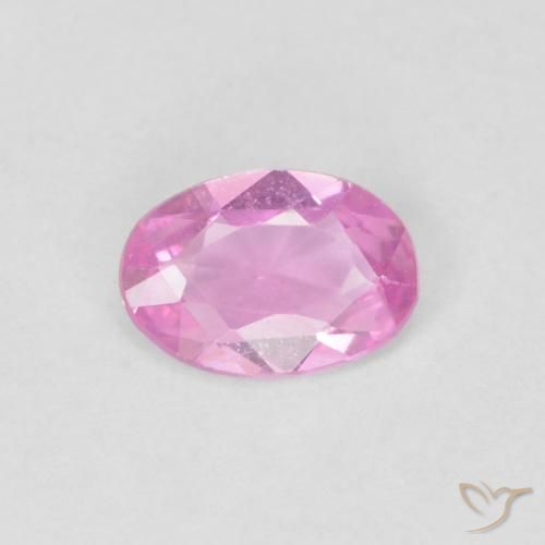 0.37ct Naturale Rosa Zaffiro, Ovale, VVS