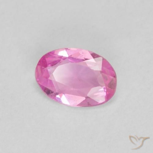 Zaffiro Rosa naturale da 0.37 ct, Ovale, VVS