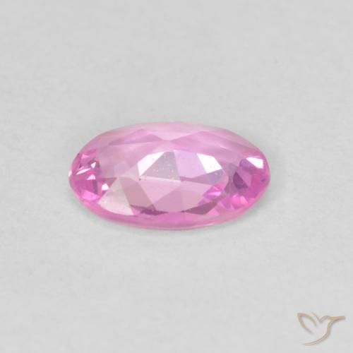 Zaffiro Rosa naturale da 0.39 ct, Ovale, VVS