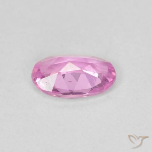 Zaffiro Rosa hot naturale da 0.40 ct, Ovale, VVS