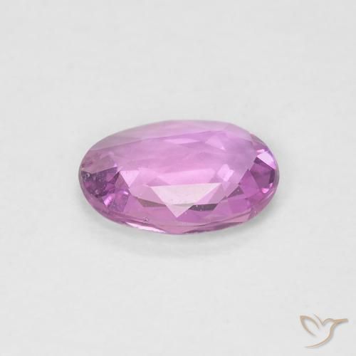 Zaffiro Rosa chiaro naturale da 0.54 ct, Ovale, VS