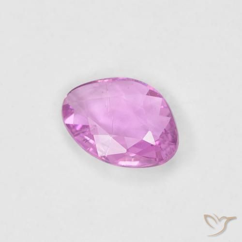 Zaffiro Rosa chiaro naturale da 0.42 ct, Taglio a fantasia, VS