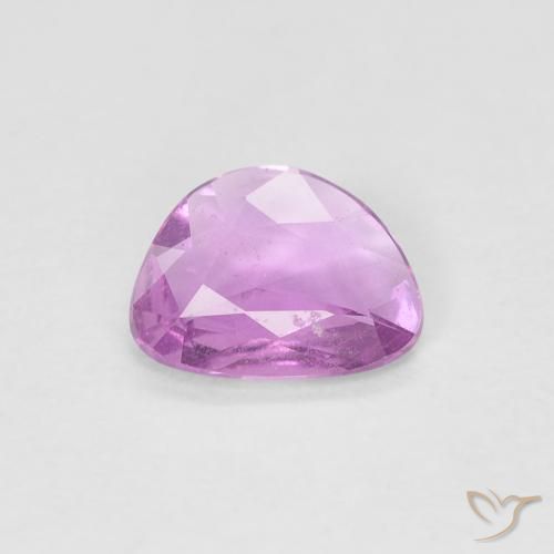 0.55ct Naturale Rosa porpora chiaro reale Zaffiro, Taglio a fantasia, VS