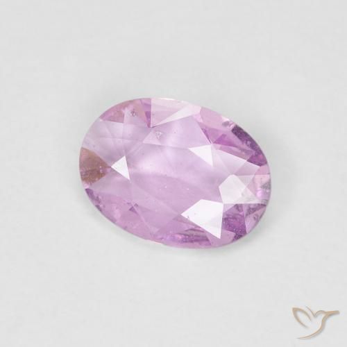 Zaffiro Rosa chiaro naturale da 0.64 ct, Ovale, VS