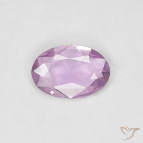 Zaffiro Viola chiaro naturale da 0.31 ct, Ovale, VVS