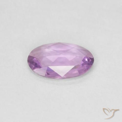 Zaffiro Viola chiaro naturale da 0.31 ct, Ovale, VVS