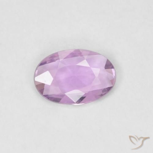 Zaffiro Rosa Viola naturale da 0.32 ct, Ovale, VVS