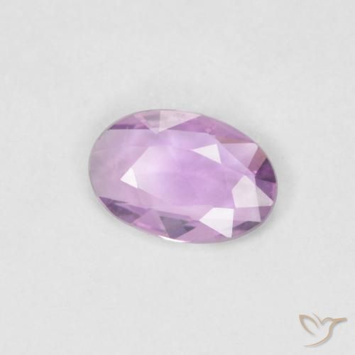 Zaffiro Rosa Viola naturale da 0.32 ct, Ovale, VVS
