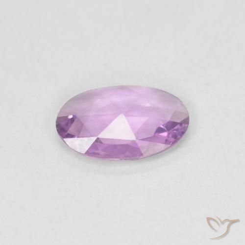 Zaffiro Rosa Viola naturale da 0.32 ct, Ovale, VVS