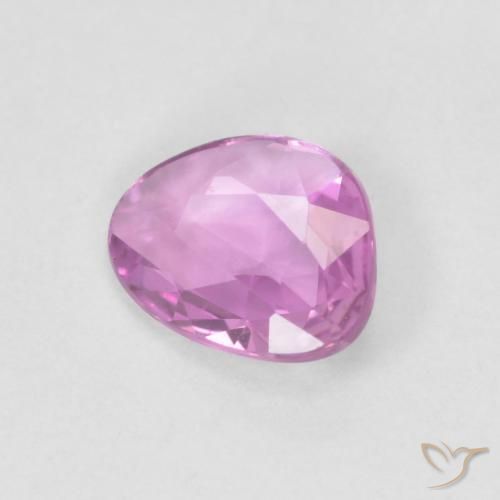Zaffiro Viola rosato brillante naturale da 0.60 ct, Taglio a fantasia, VVS