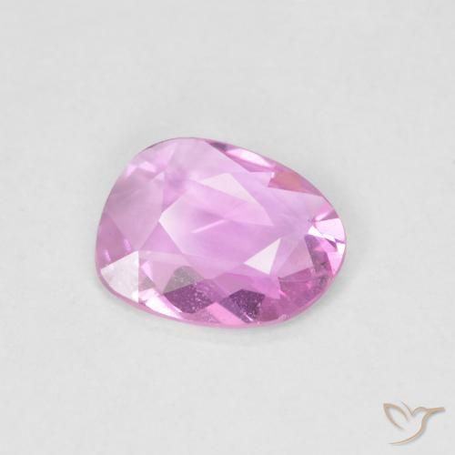 0.52ct Naturale Viola-Rosa Zaffiro, Taglio a fantasia, VVS-VS