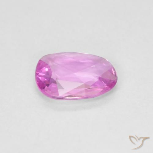 Zaffiro Viola-Rosa naturale da 0.52 ct, Taglio a fantasia, VVS-VS