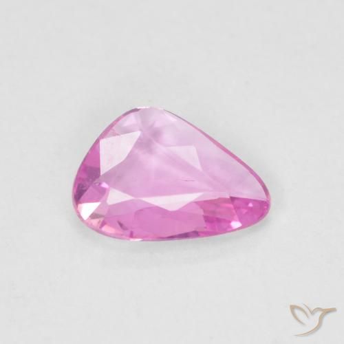 0.48ct Naturale Viola rosato brillante Zaffiro, Taglio a fantasia, VVS-VS