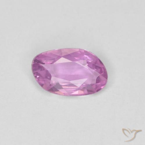 0.49ct Naturale Medium Light-Purple Zaffiro, Taglio a fantasia, VVS