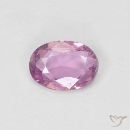 0.47ct Naturale Rosa porpora reale Zaffiro, Ovale, VVS-VS