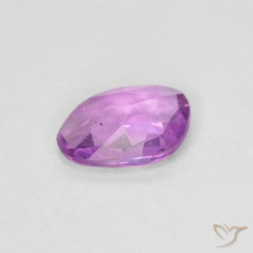 Zaffiro Viola tendente al rosa naturale da 0.41 ct, Taglio a fantasia, VVS-VS