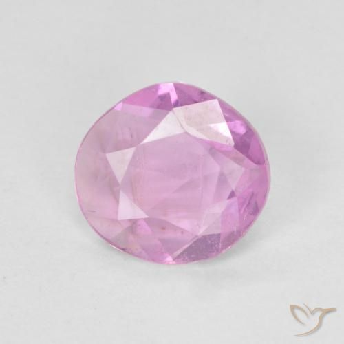0.80ct Naturale Rosa porpora chiaro reale Zaffiro, Taglio a fantasia, VVS-VS