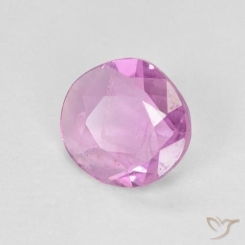 Zaffiro Rosa porpora chiaro reale naturale da 0.80 ct, Taglio a fantasia, VVS-VS