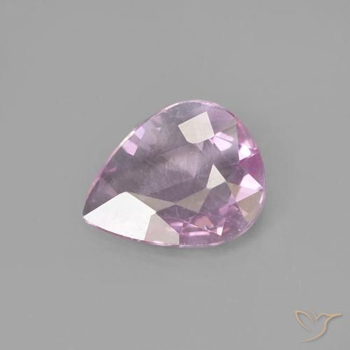 0.40ct Naturale Rosa Ciliegia Zaffiro, Forma a pera, VVS