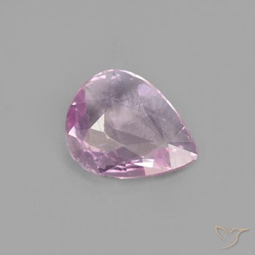 Zaffiro Rosa Ciliegia naturale da 0.40 ct, Forma a pera, VVS
